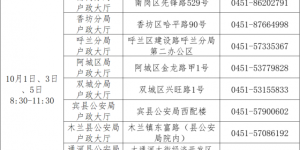 节日我在岗 窗口不打烊 冰城公安国庆“节日窗”上线啦！